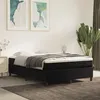 Image de vidaXL Boxspring met matras fluweel zwart 140x200 cm3144683