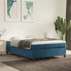 Image de vidaXL Boxspring met matras fluweel donkerblauw 140x200 cm3144685