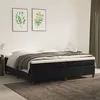 Image de vidaXL Boxspring met matras fluweel zwart 200x200 cm3144701