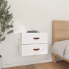 Image de vidaXL Table de chevet murale Blanc 50x36x40 cm820978