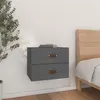 Image de vidaXL Table de chevet murale Gris 50x36x40 cm820980