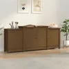 Image de vidaXL Buffet Marron miel 164x37x68 cm Bois massif de pin821495