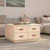 Image de Table basse 80x80x45 cm Bois massif de pin
