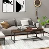 Image de Tables basses 2 pcs Chêne marron Bois d ingénierie