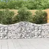 Image de Vidaxl Paniers Gabions, 8 Pièces, 200X30X80/100 Cm, Fer Galvanisé