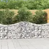 Image de Vidaxl Paniers Gabions, 9 Pcs, 200X30X80/100 Cm, Fer Galvanisé