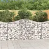 Image de vidaXL Schanskorven 25 st gewelfd 200x30x100/120 cm ijzer3145446