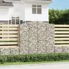 Image de vidaXL Schanskorven 2 st gewelfd 200x30x200/220 cm ijzer3145535