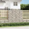 Image de vidaXL Schanskorven 3 st gewelfd 200x30x200/220 cm ijzer3145536