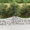Image de vidaXL 4x Paniers à Gabions Arqués Cages à Gabions Arquées Murs de Gabion Barrières de Jardin Terrasse Extérieur 3145579