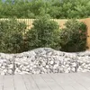 Image de vidaXL 6x Paniers à Gabions Arqués Cages à Gabions Arquées Murs de Gabion Barrières de Jardin Terrasse Extérieur 3145602