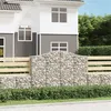 Image de vidaXL Schanskorven 12 st gewelfd 200x50x140/160 cm ijzer3145692