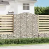 Image de vidaXL Schanskorven 6 st gewelfd 200x50x220/240 cm ijzer3145770