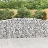 Image de vidaXL 7x Paniers à Gabions Arqués Cages à Gabions Arquées Murs de Gabion Barrières de Jardin Terrasse Extérieur 3145831