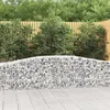 Image de vidaXL 3x Paniers à Gabions Arqués Cages à Gabions Arquées Murs de Gabion Barrières de Jardin Terrasse Extérieur 3145931