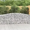 Image de vidaXL 10x Paniers à Gabions Arqués Cages à Gabions Arquées Murs de Gabion Barrières de Jardin Terrasse Extérieur 3145951