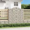 Image de vidaXL Schanskorven 8 st gewelfd 200x30x220/240 cm ijzer3146242