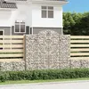 Image de vidaXL Schanskorven 8 st gewelfd 200x50x180/200 cm ijzer3146410