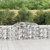 Image de Vidaxl Paniers Gabions, 8 Pièces, 300X30X80/100 Cm, Fer Galvanisé