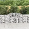 Image de vidaXL Schanskorven 10 st gewelfd 300x30x80/100 cm ijzer3146511