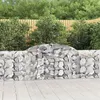 Image de vidaXL Schanskorven 20 st gewelfd 300x30x80/100 cm ijzer3146517
