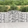 Image de vidaXL Paniers à gabions arqués 5 pcs 300x30x100/120 cm fer galvanisé, gabion, cage de gabion, panier de mur de gabion, mur 3146524