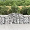 Image de vidaXL Paniers à gabions arqués 11 pcs 300x50x80/100 cm fer galvanisé, gabion, cage de gabion, panier de mur de gabion, mur 3146692