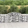 Image de vidaXL Schanskorven 12 st gewelfd 300x50x80/100 cm ijzer3146693