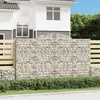 Image de vidaXL Schanskorven 8 st gewelfd 300x50x180/200 cm ijzer3146779
