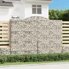 Image de vidaXL Schanskorven 7 st gewelfd 300x50x220/240 cm ijzer3146814