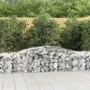 Image de vidaXL 3x Paniers à Gabions Arqués Cages à Gabions Arquées Murs de Gabion Barrières de Jardin Terrasse Extérieur 3146971