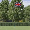 Image de vidaXL Drapeau du Royaume-Uni et mât 6,23 m Aluminium 3147110
