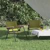 Image de Chaises de camping lot de 2 Vert 54x43x59 cm Tissu Oxford
