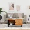 Image de vidaXL Table basse 80x50x40 cm Bois d'acacia solide et d'ingénierie350633