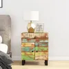 Image de vidaXL Nachtkastje 50x33x60 cm massief gerecycled hout en bewerkt hout350670