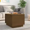 Image de Table basse Marron miel 40x50x35 cm Bois massif de pin