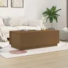Image de vidaXL Table basse Marron miel 100x50x35 cm Bois massif de pin813423