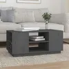 Image de vidaXL Table basse Gris 90x49x40,5 cm Bois massif de pin814401