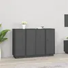 Image de vidaXL Buffet Gris 120x35x80 cm Bois massif de pin814496