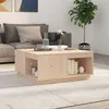 Image de vidaXL Table basse 80x81x36,5 cm Bois massif de pin814524