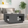 Image de vidaXL Table basse Gris 60x61x32,5 cm Bois massif de pin814531