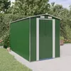 Image de vidaXL Abri de jardin Vert 192x357x223 cm Acier galvanisé 3147429