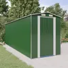 Image de 3147432 vidaXL Abri de jardin Vert 192x606x223 cm Acier galvanisé