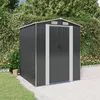 Image de 3147449 vidaXL Abri de jardin Anthracite 192x191x223 cm Acier galvanisé
