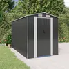 Image de 3147451 vidaXL Abri de jardin Anthracite 192x357x223 cm Acier galvanisé
