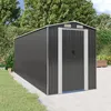 Image de 3147453 vidaXL Abri de jardin Anthracite 192x523x223 cm Acier galvanisé