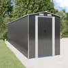 Image de vidaXL Abri de jardin Anthracite 192x689x223 cm Acier galvanisé 3147455