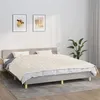 Image de vidaXL Couverture lestée Crème clair 155x220 cm 7 kg Tissu350758
