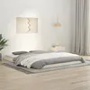 Image de Cadre de lit sans matelas blanc 160x200 cm bois de pin massif