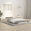 Image de Cadre de lit sans matelas blanc 90x200 cm bois de pin massif